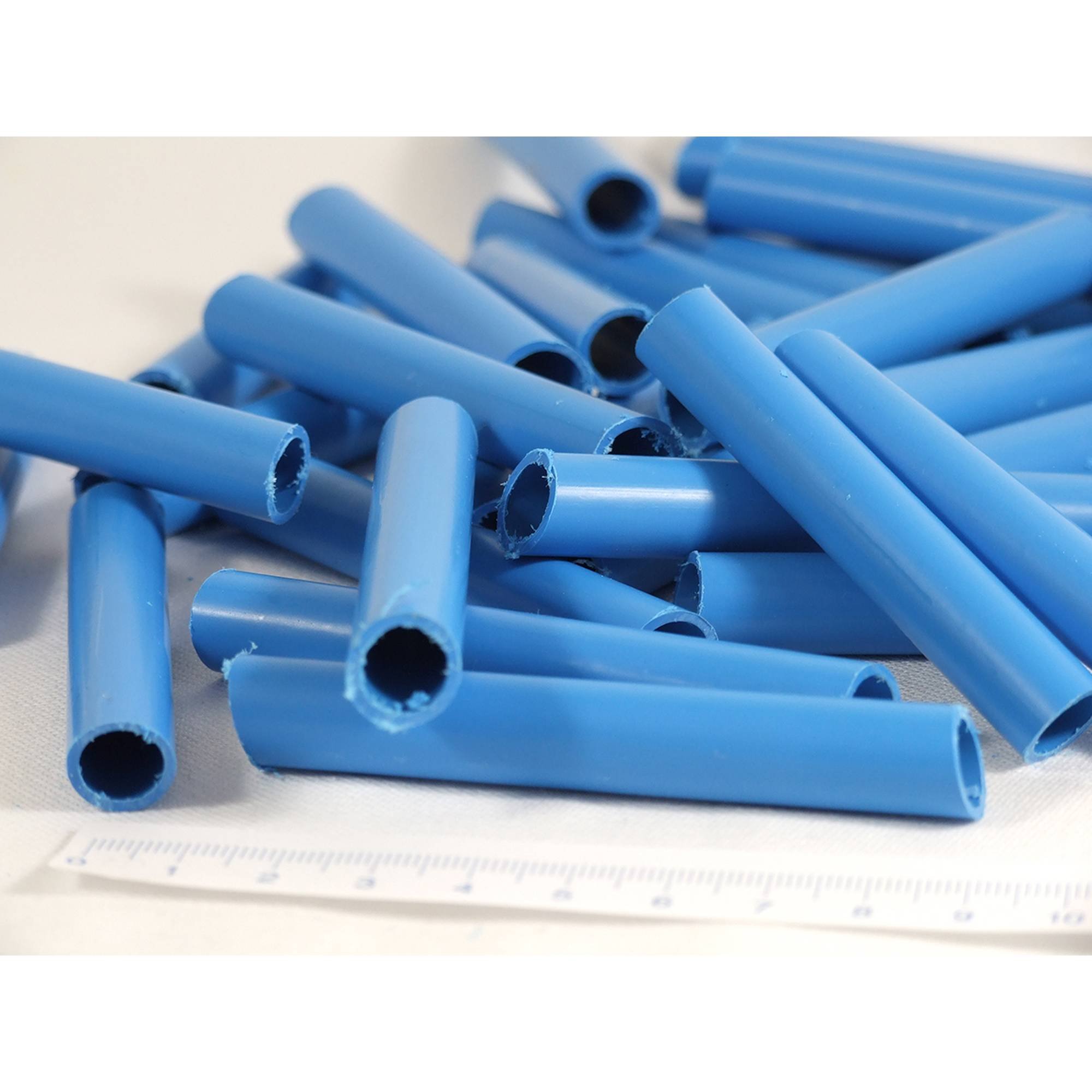 Profilverbinder für Handlauf / Bodenschiene Q1 (Beutel 36 Stück) Ø 12 mm, blau